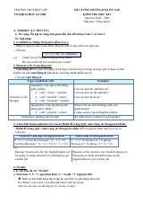 Đề cương ôn tập Học kì 1 Tiếng Anh 9 năm 2024–2025 trường THCS Độc Lập (Thái Nguyên)